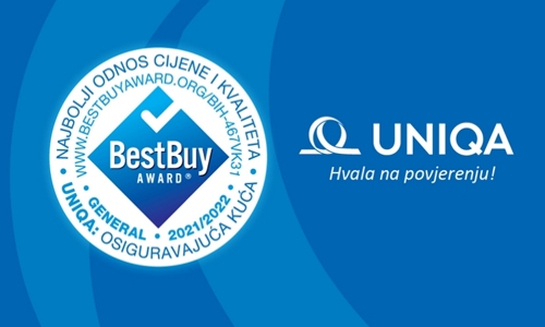 UNIQA osiguranje dobitnik nagrade Best Buy Award za BiH